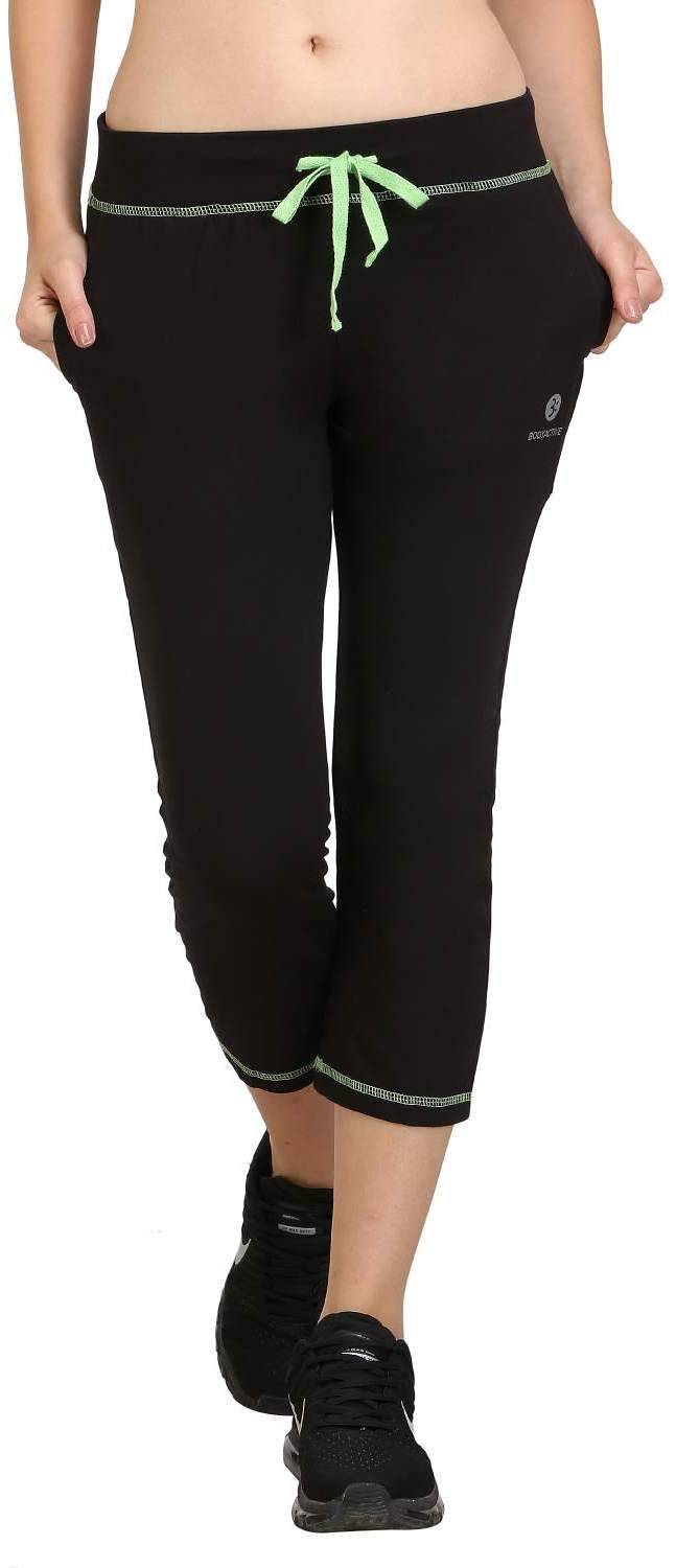 BODYACTIVE Activewear Women Black Capri