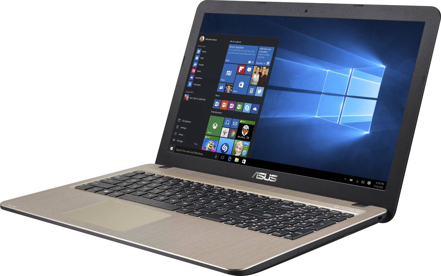 ASUS X Series AMD APU Quad Core E2 E2-7110 - (4 GB/1 TB HDD/DOS