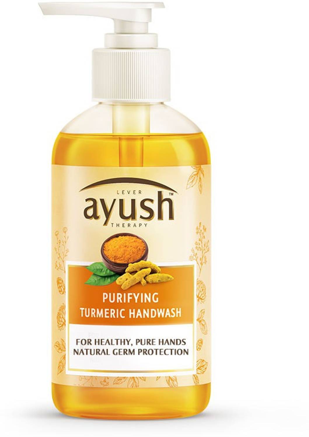 Ayush Purifying Turmeric Hand Wash Pump Dispenser