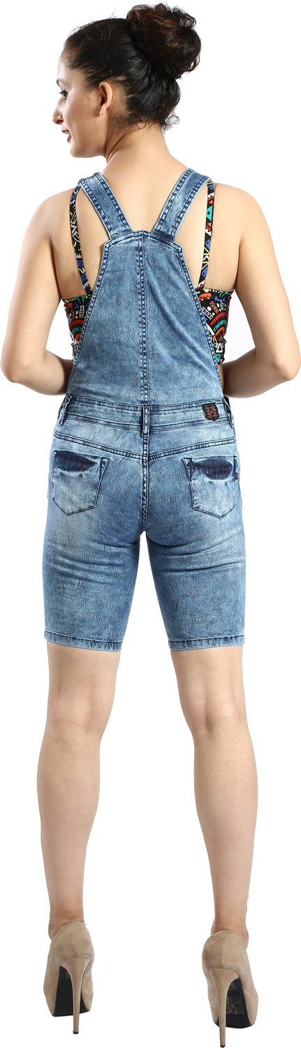 Image of FCK-3 Women Blue Dungaree