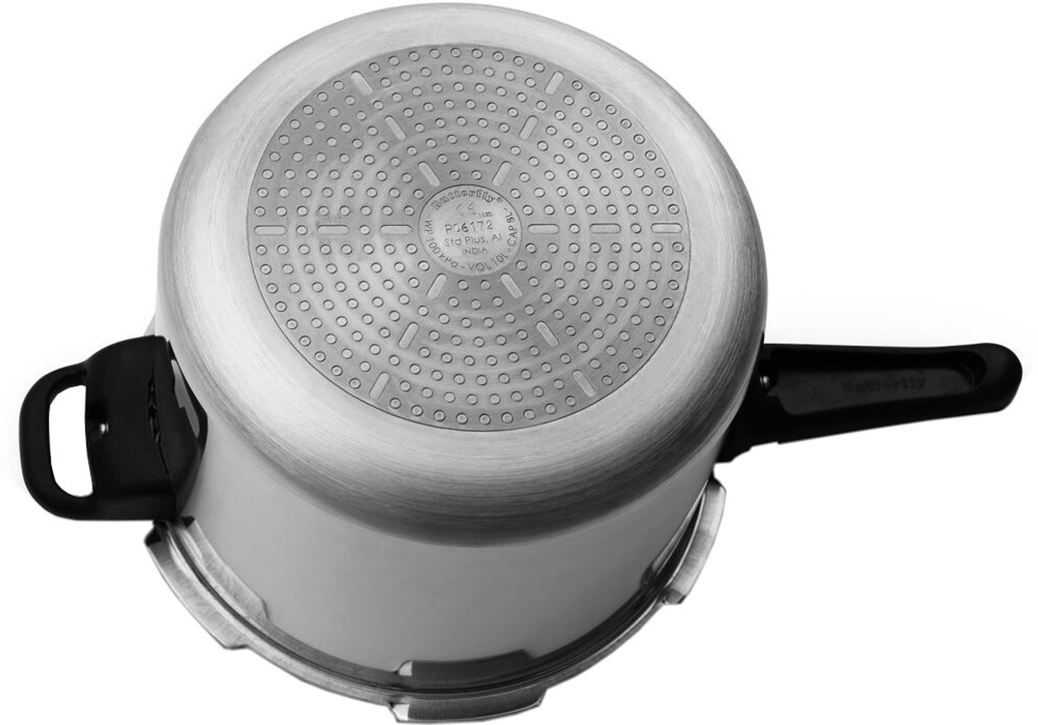 Image of Butterfly Standard 10 L Outer Lid Induction Bottom Pressure Cooker