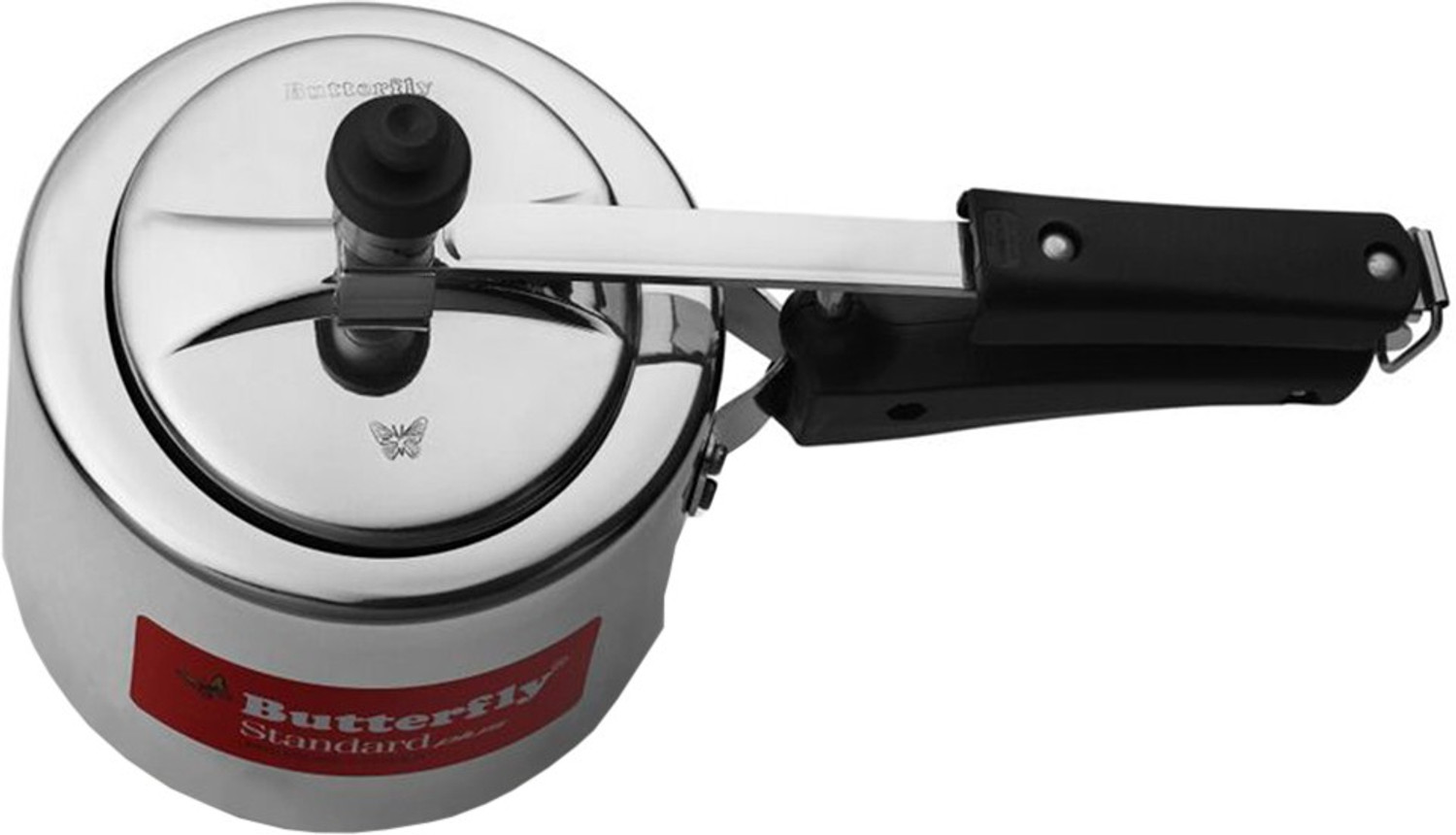 Image of Butterfly Present Aluminium inner lid standard plus 2.0 liter 2 L Inner Lid Induction Bottom Pressure Cooker