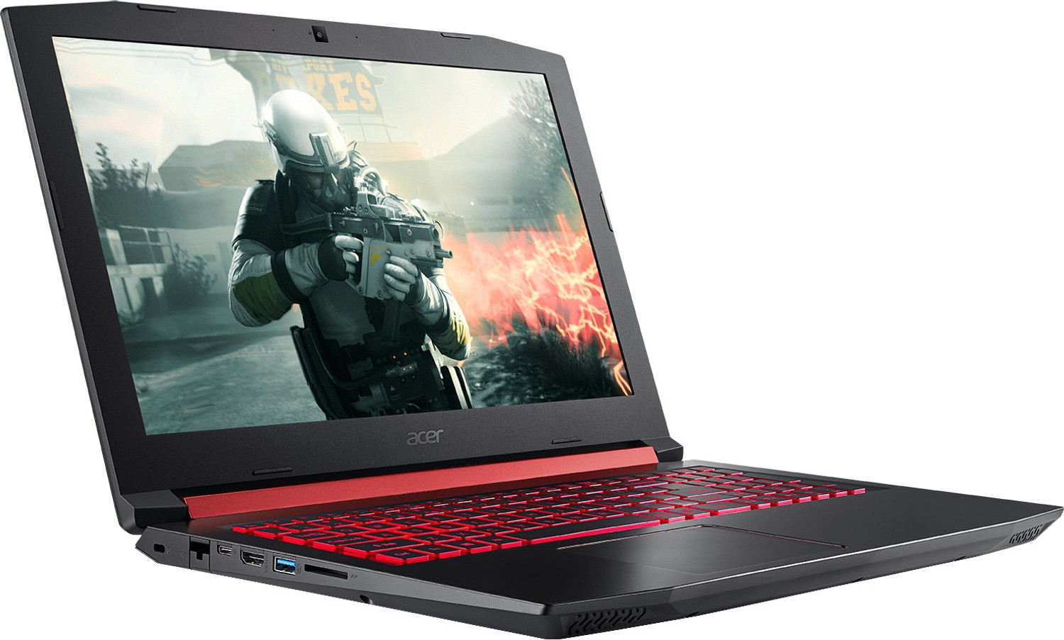 Image of Acer Nitro 5 Intel Core i5 7th Gen 7300HQ - (8 GB /1 TB HDD /Windows 10 Home /2 GB Graphics /NVIDIA GeForce GTX 1050) AN515-51 Gaming Laptop