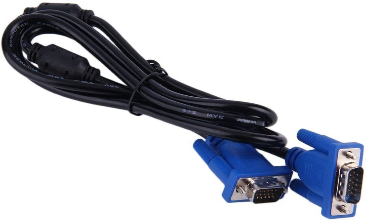 LipiWorld TV-out Cable VGA CABLE 15PIN MALE TO MALE 1.5M VGA CABLE