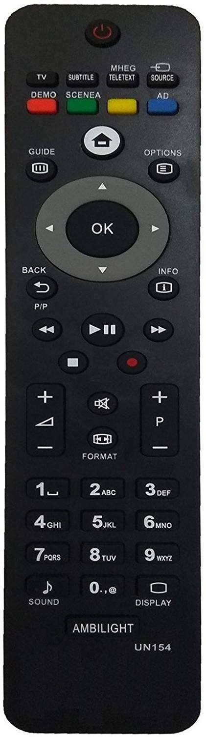 LipiWorld UN154 LCD LED TV Universal Compatible For LCD LED TV Philips Remote Controller