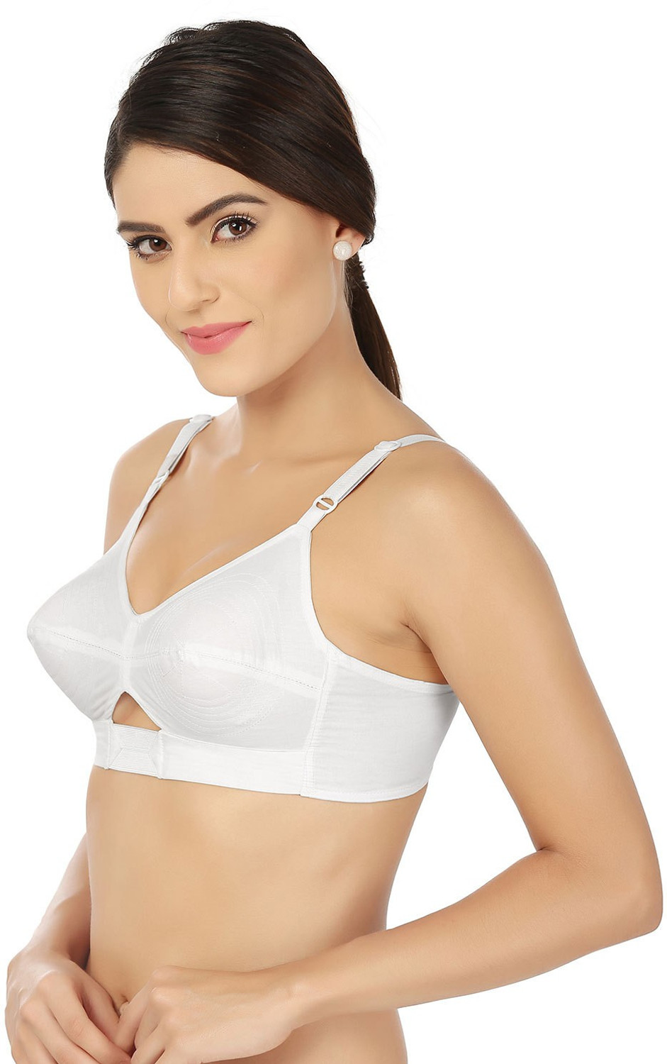 Image of RUPA SOFTLINE Pack of 3 Women Full Coverage Non Padded Bra (White)