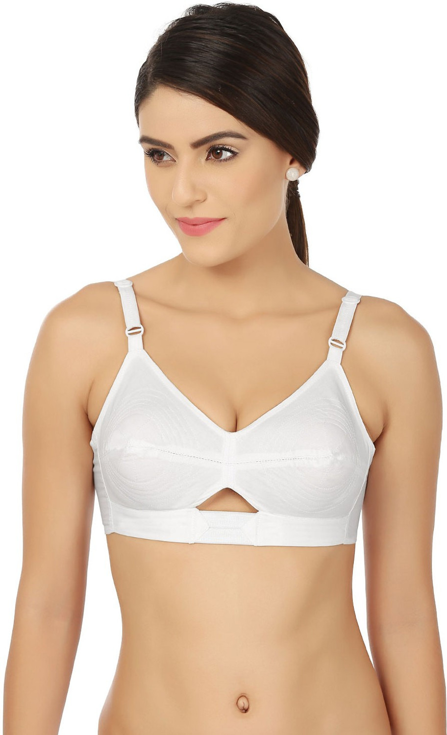Image of RUPA SOFTLINE Pack of 3 Women Full Coverage Non Padded Bra (White)