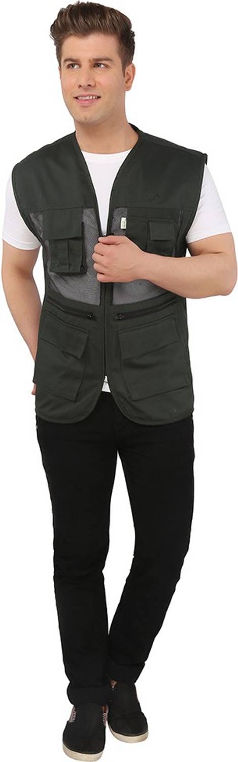 Ashdan Sleeveless Printed Men Jacket