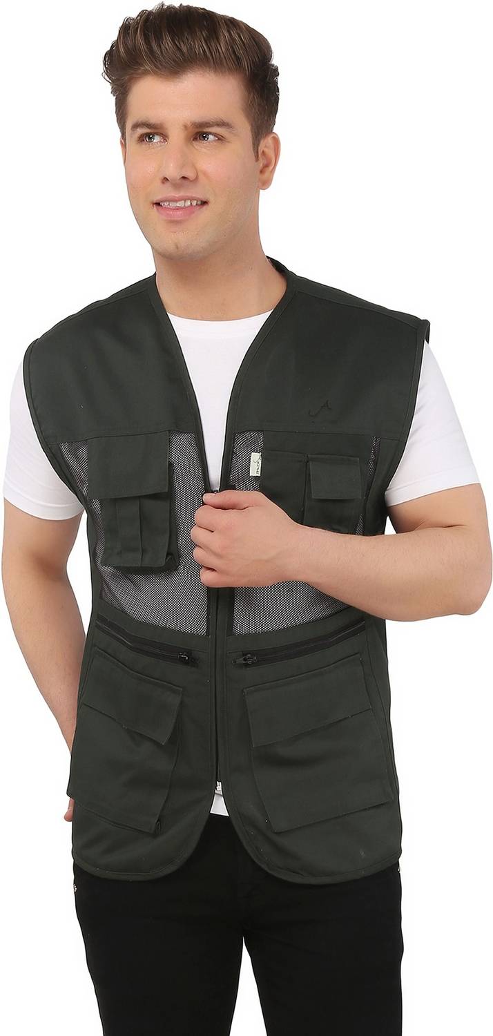 Ashdan Sleeveless Solid Men Jacket