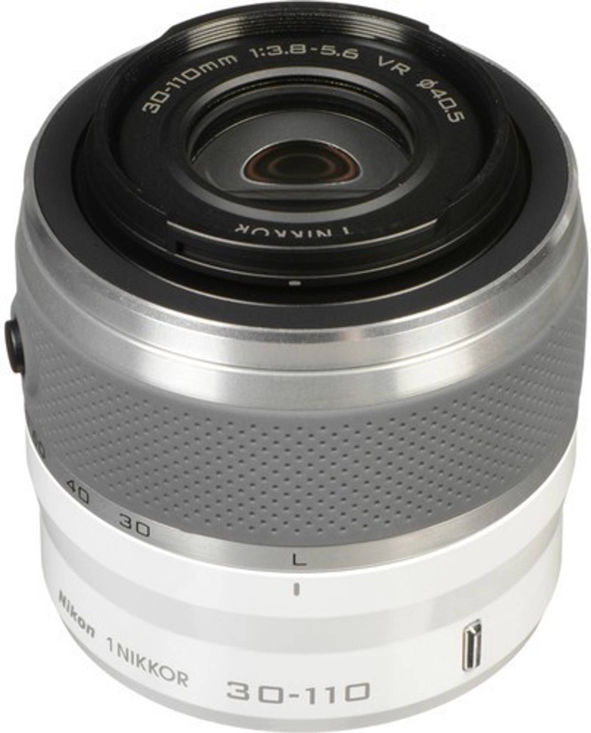 【C2091】 Nikon 1 30-110 3.8-5.6 Nikon 1 Nikkor 30-110mm f/3.8-5.6 VR Lens (White) : NIKON: Amazon