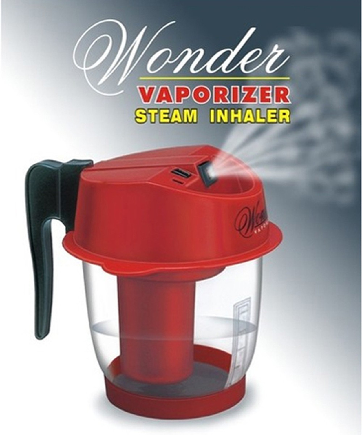Image of Wonder Steam Inhaler Vaporizer (Red)