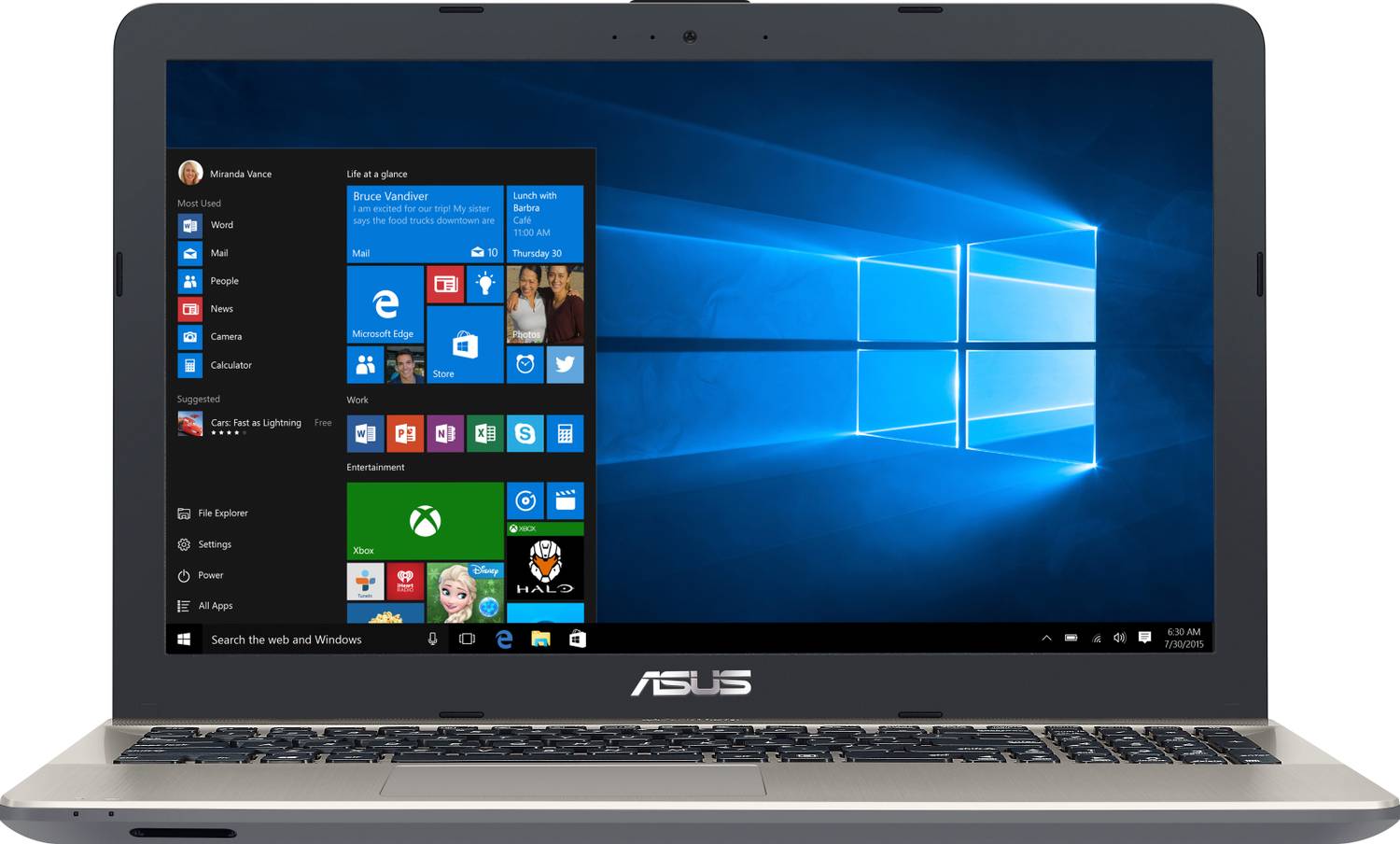 ☆ASUS高性能6世代Core i3 メモリ4GB 高速SSD240GB☆ ASUS Intel Core i3 6th Gen 6006U - (4 GB/1 TB HDD/Windows 10 Home