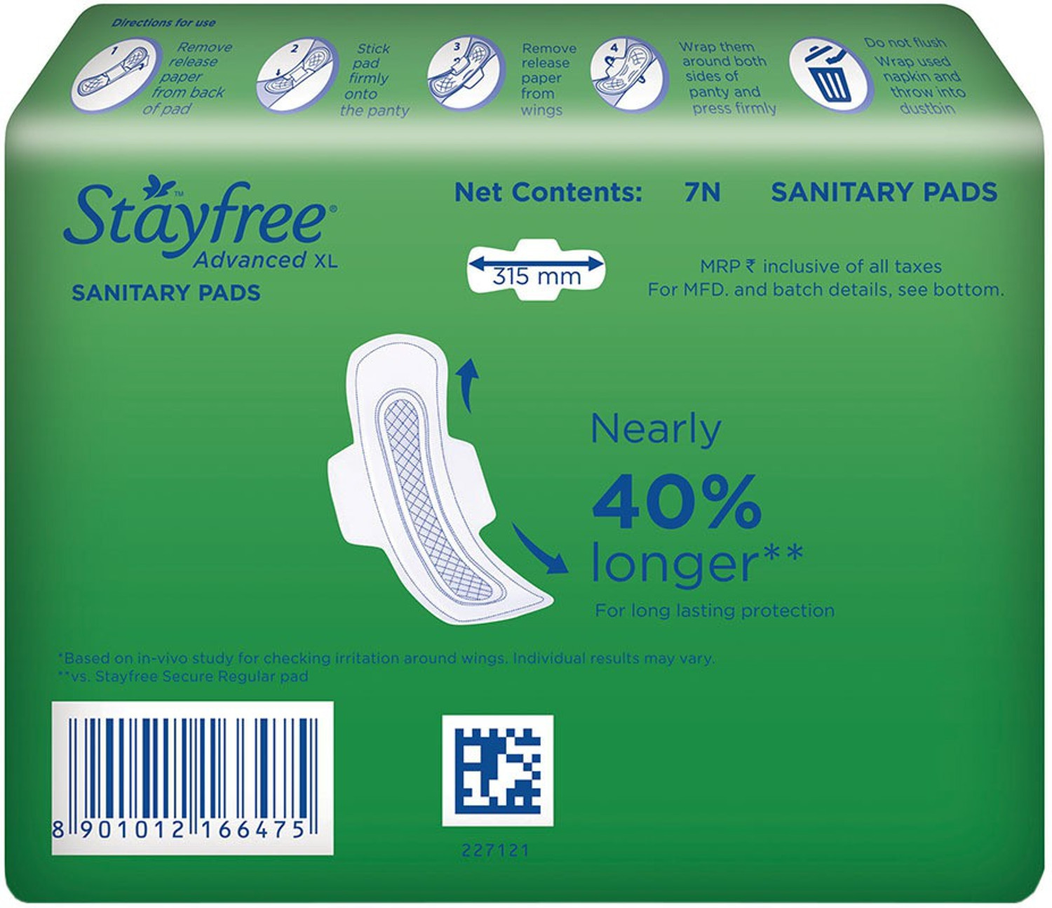 Image of STAYFREE Advanced Ultra - Comfort Sanitary Pad