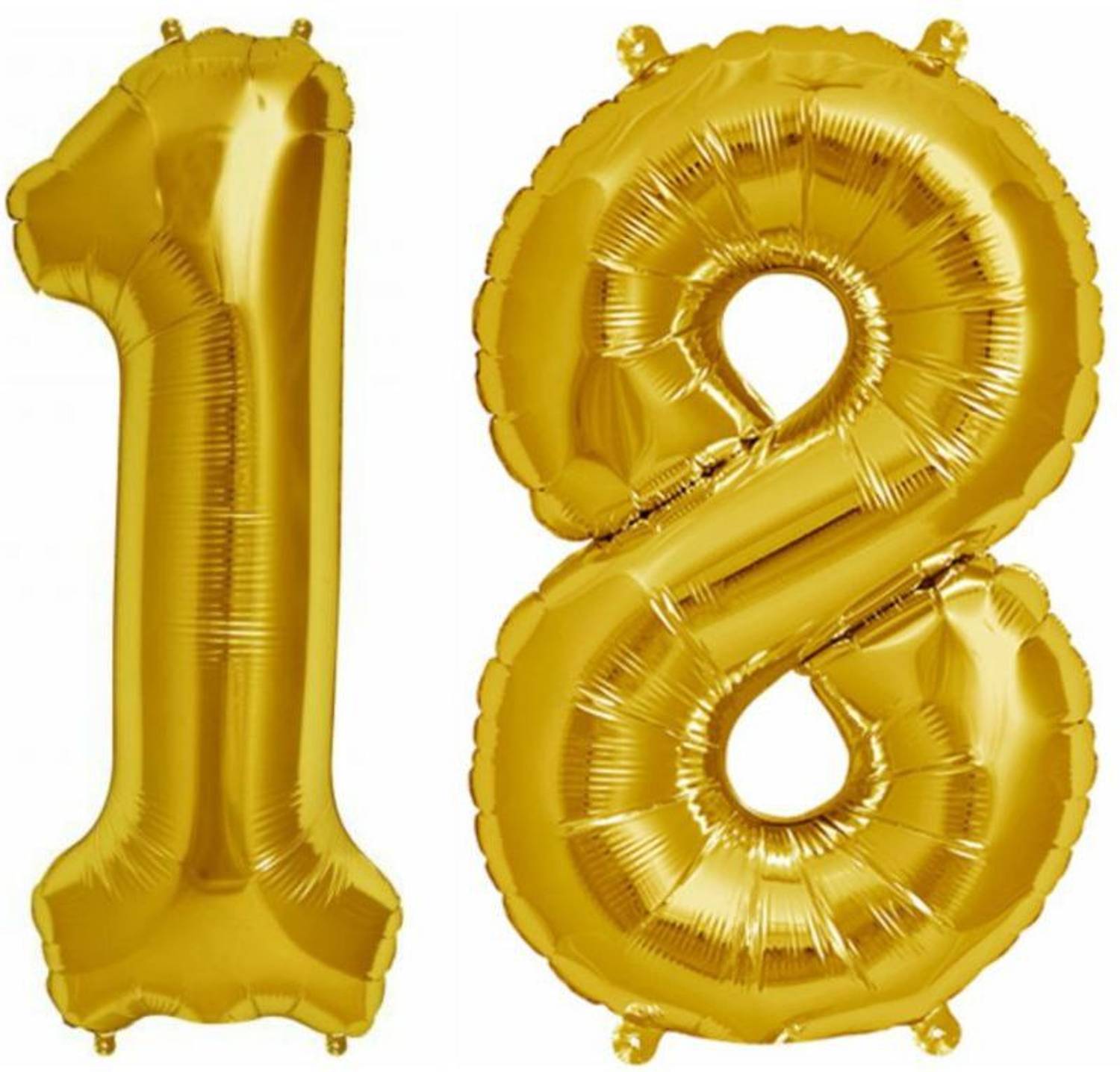 Balloonistics Solid 18 Number Foil Balloon 17" inch Balloon