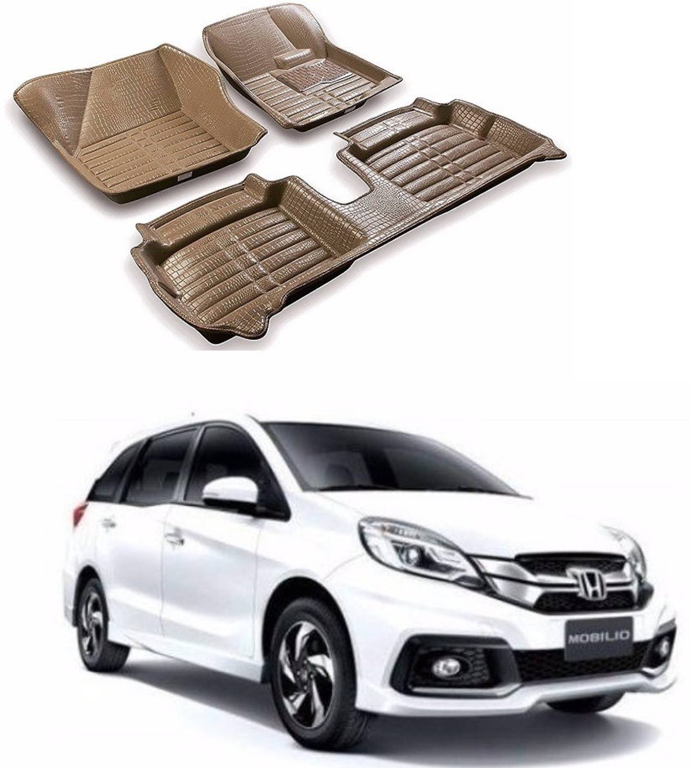 AUTOGARH Plastic 5D Mat For Honda Mobilio
