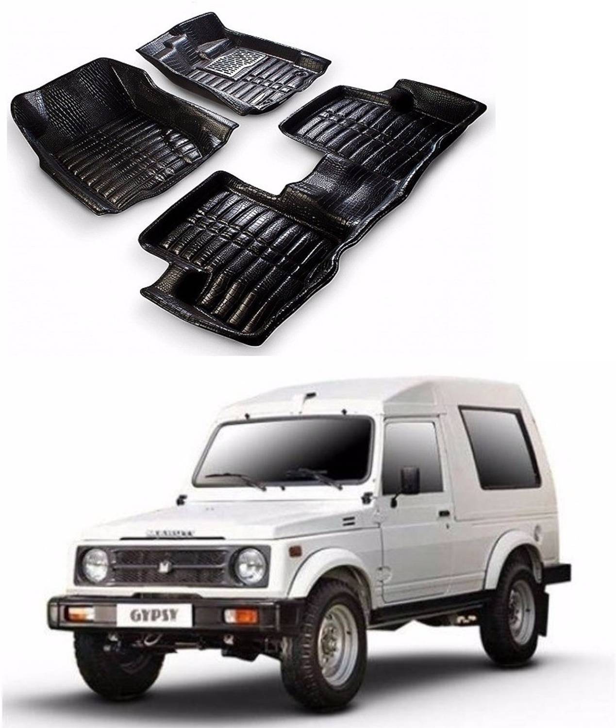 AUTOGARH Plastic 5D Mat For  Universal For Car
