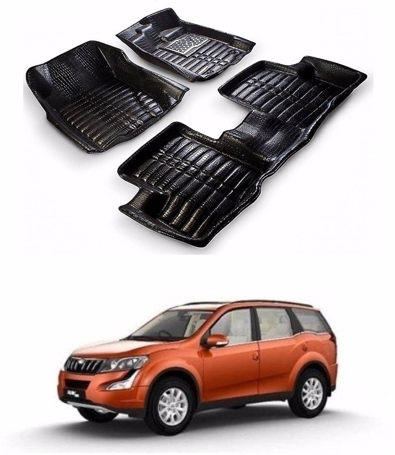 AUTOGARH Plastic 5D Mat For Mahindra XUV 500