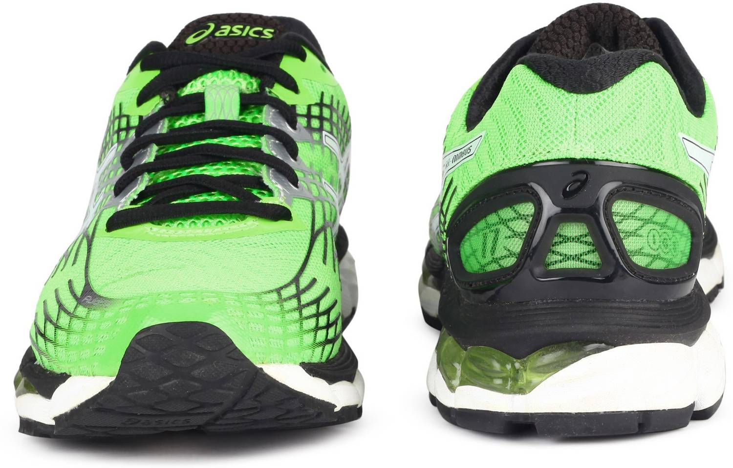 ASICS Gel Nimbus 17 T507N Running Shoes Sneakers Men’s Gren Black White 7.5 Mens Buy ASICS Men main image 3