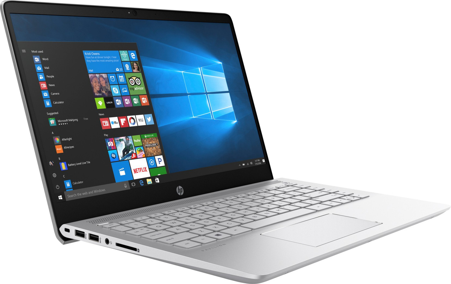Image of HP Pavilion 14 Intel Core i5 8th Gen 8250U - (8 GB /1 TB HDD /Windows 10 Home /2 GB Graphics) 14-bf125TX Laptop