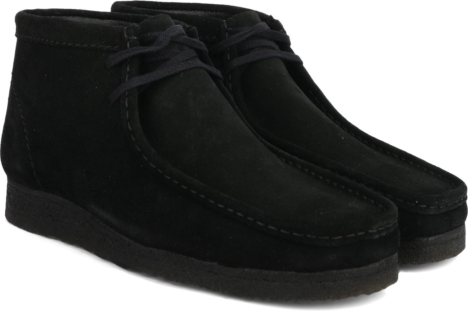 CLARKS Wallabee Boot Black Sde Boots For Men - Buy Black Color