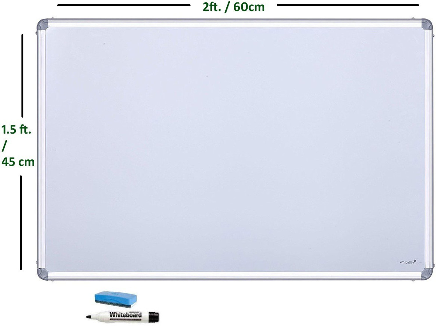 Image of COGNANT Non Magnetic 1.5ft * 2ft Whiteboards and Duster Combos