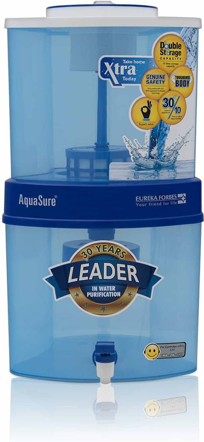 EUREKA FORBES Xtra Tuff EOL 15 L Gravity Based Water Purifier (Wh