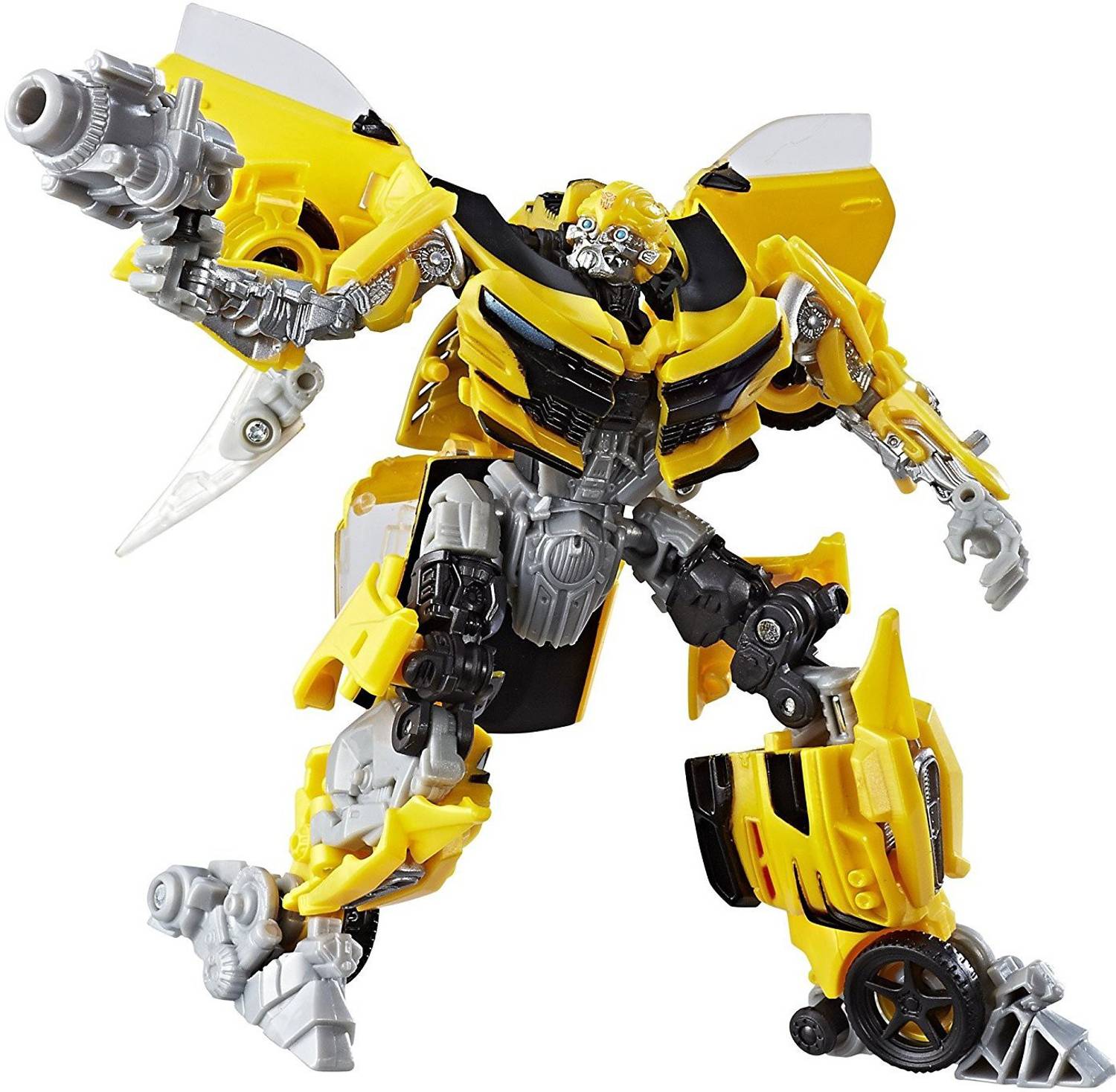 The Last Knight Transformers Juguetes Bumblebee ThreeZero Transformers The Last Knight DLX Bumblebee Collectible Action Figure For 15+ Years (22 Cms)