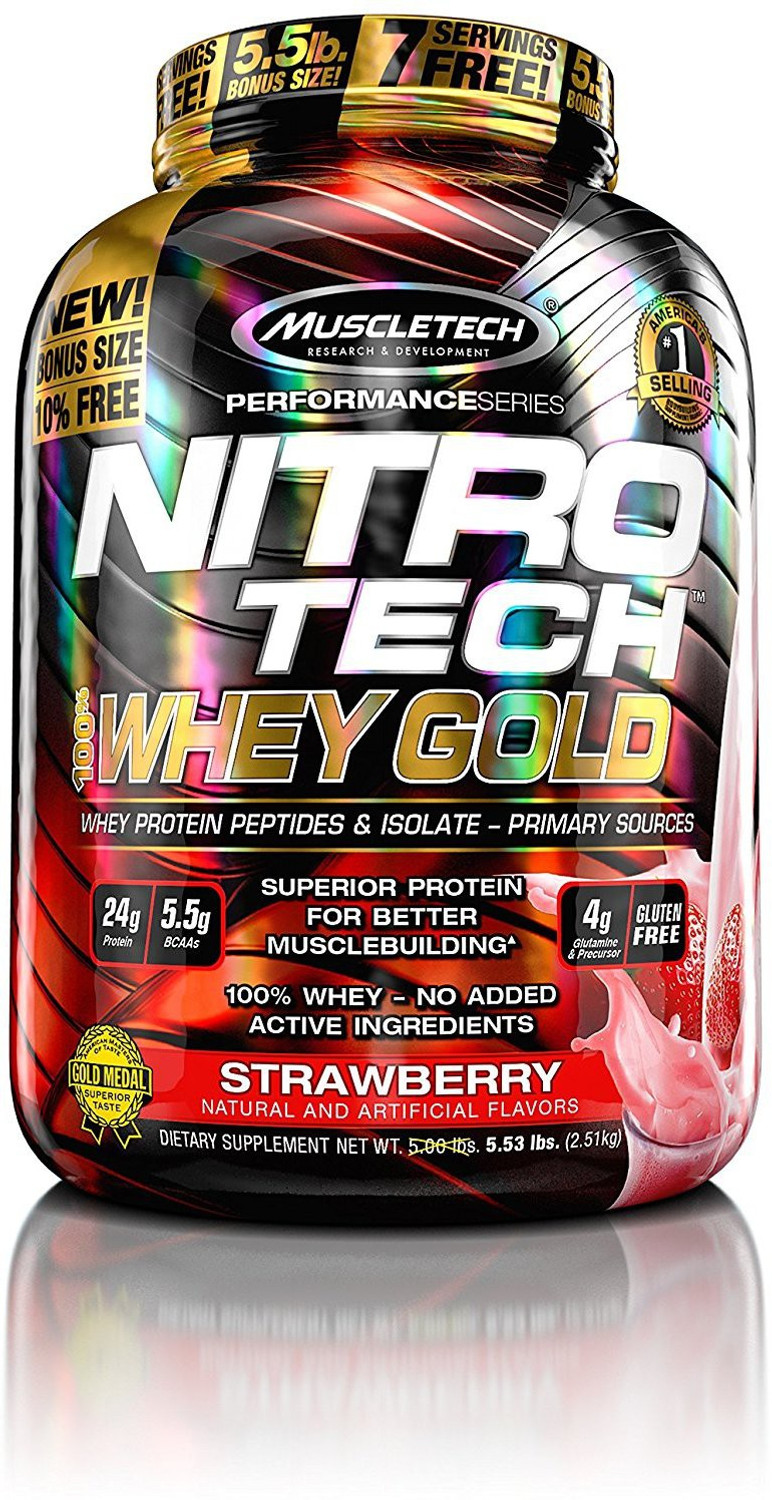 Image of Muscletech Performance Series Nitrotech 100% Gold Whey Protein