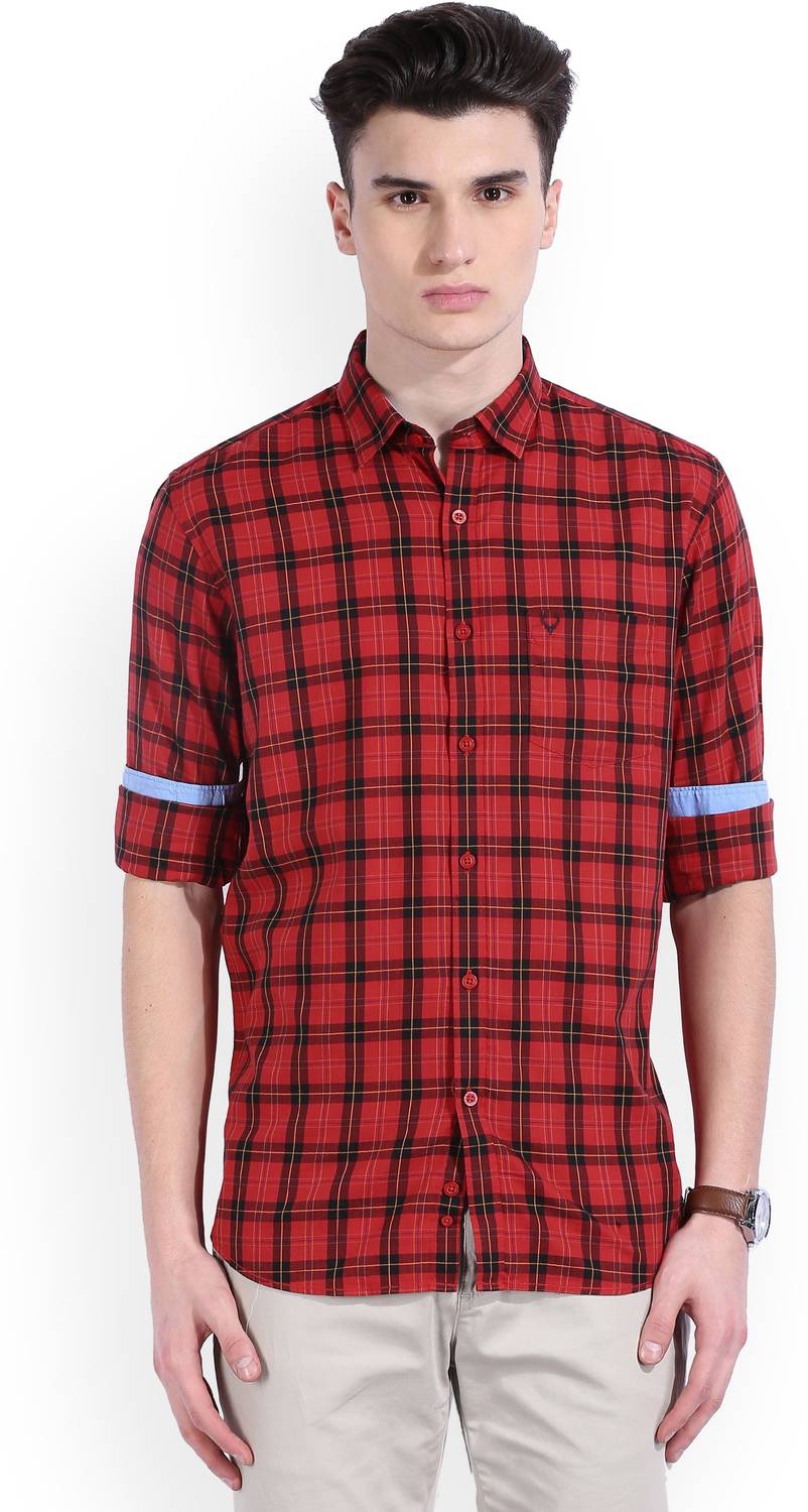 Allen Solly Men Checkered Casual Multicolor Shirt