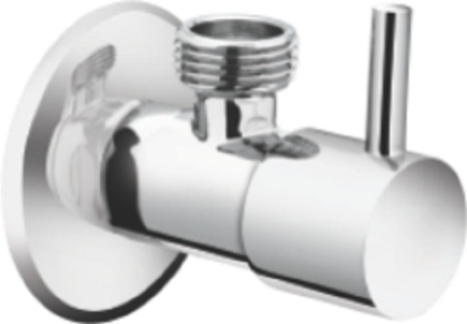 Image of CERA F8040204 Cera CM 108C Angle cock with wall flange F8040204 Angle Cock Faucet (Wall Mount Installation Type)