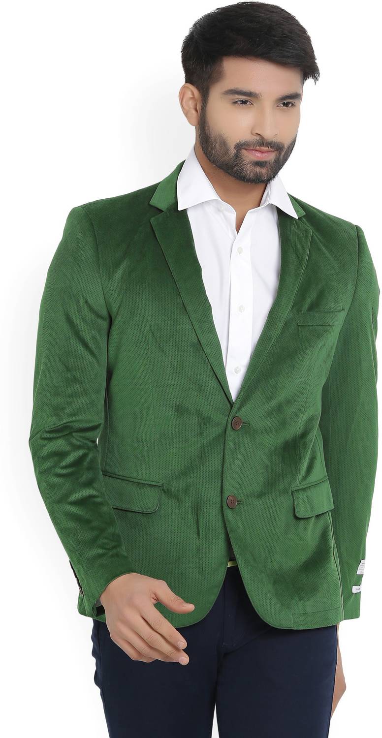 ARROW Solid Single Breasted Casual Men Blazer