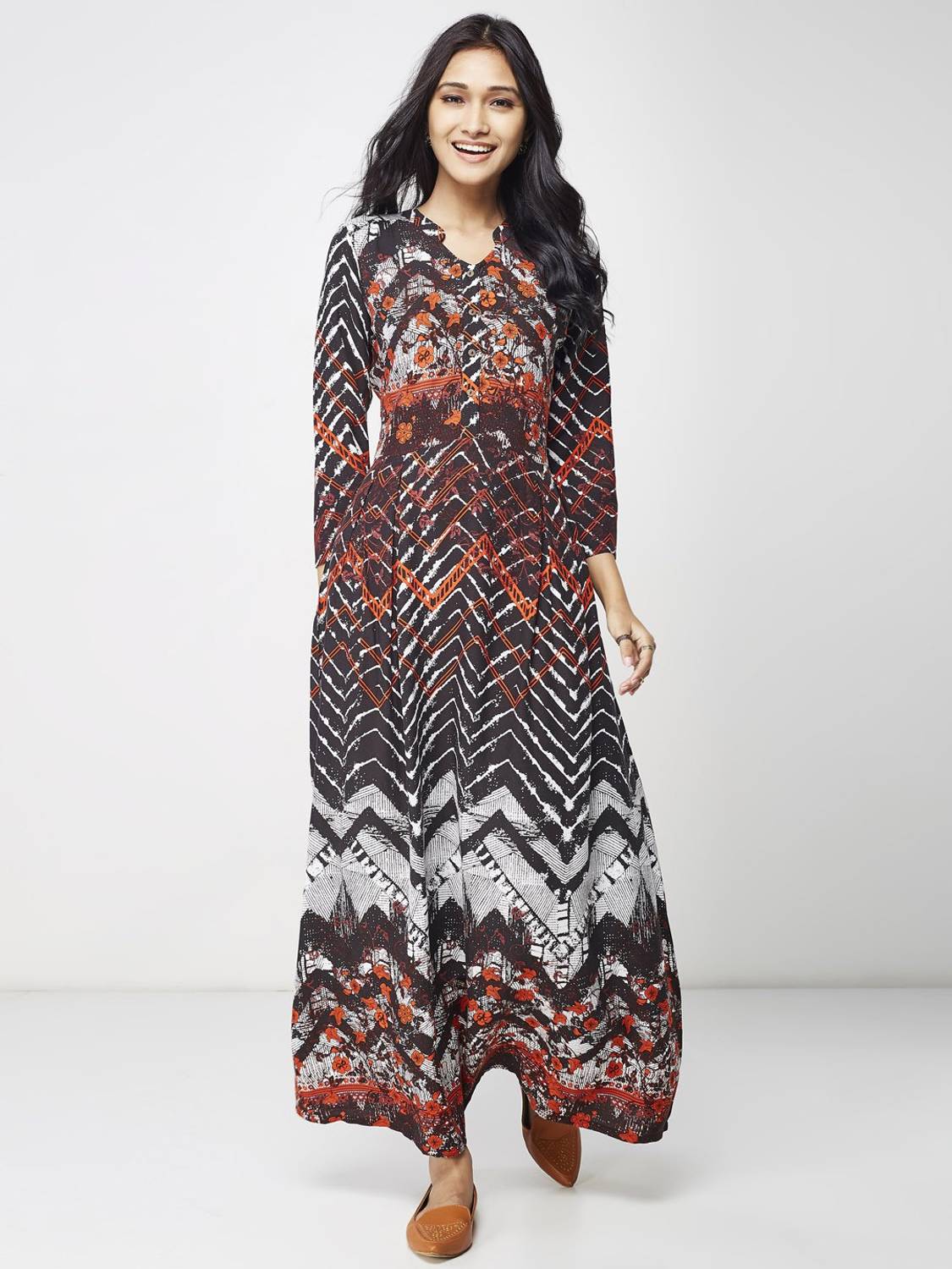 global desi black maxi dress Buy Global Desi Black Printed Maxi Dress for Women's Online @ Tata CLiQ