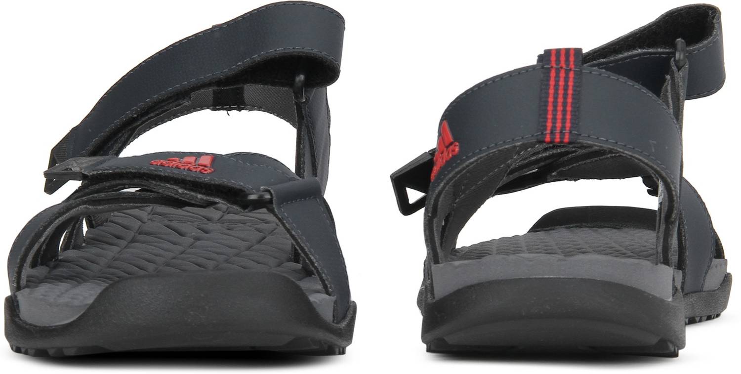 Adidas Alsek 2017 Men\'s Sandals, Dark Navy Blue With Red Logo, Size 8 Amazon.com | adidas Unisex Adilette Aqua Slide Sandal  main image 3