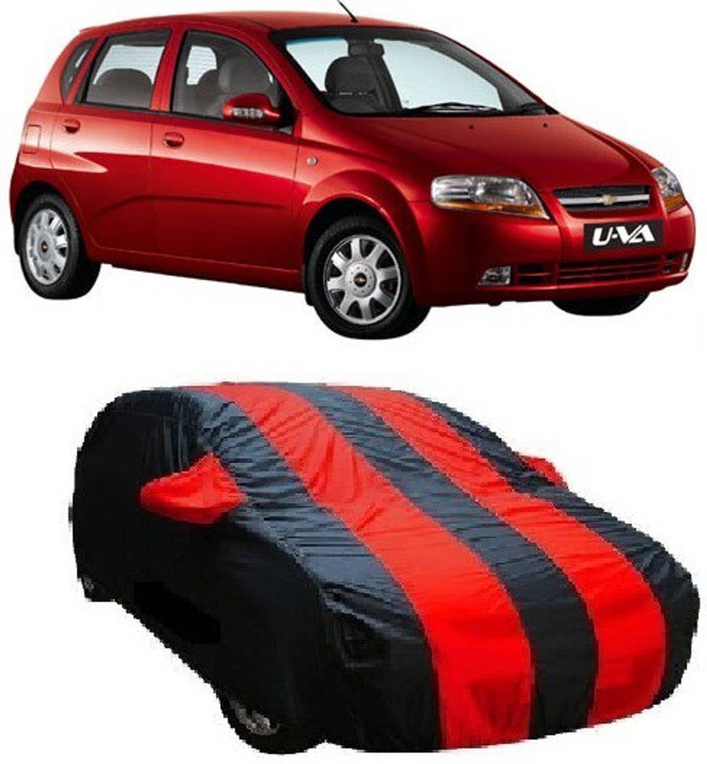 ACCESSOREEZ Car Cover For Chevrolet Sail UVA (With Mirror Pockets)