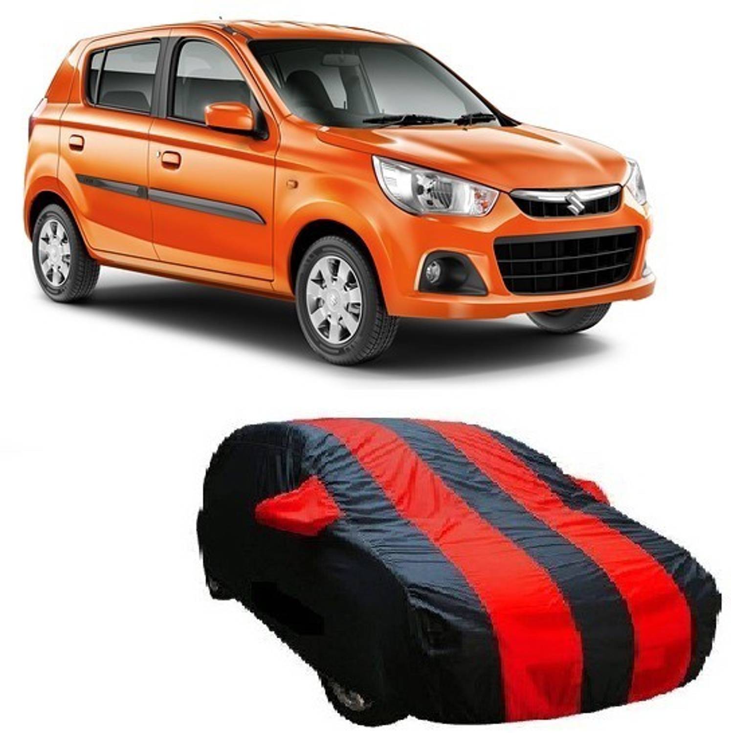 Bristle Car Cover For Maruti Suzuki Alto K10 (With Mirror Pockets)