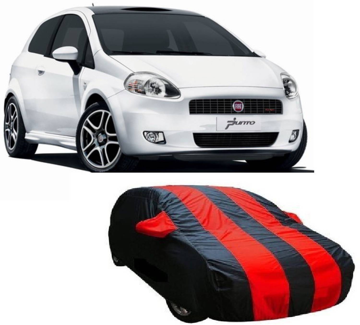 Accedre Car Cover For Fiat Punto (With Mirror Pockets)
