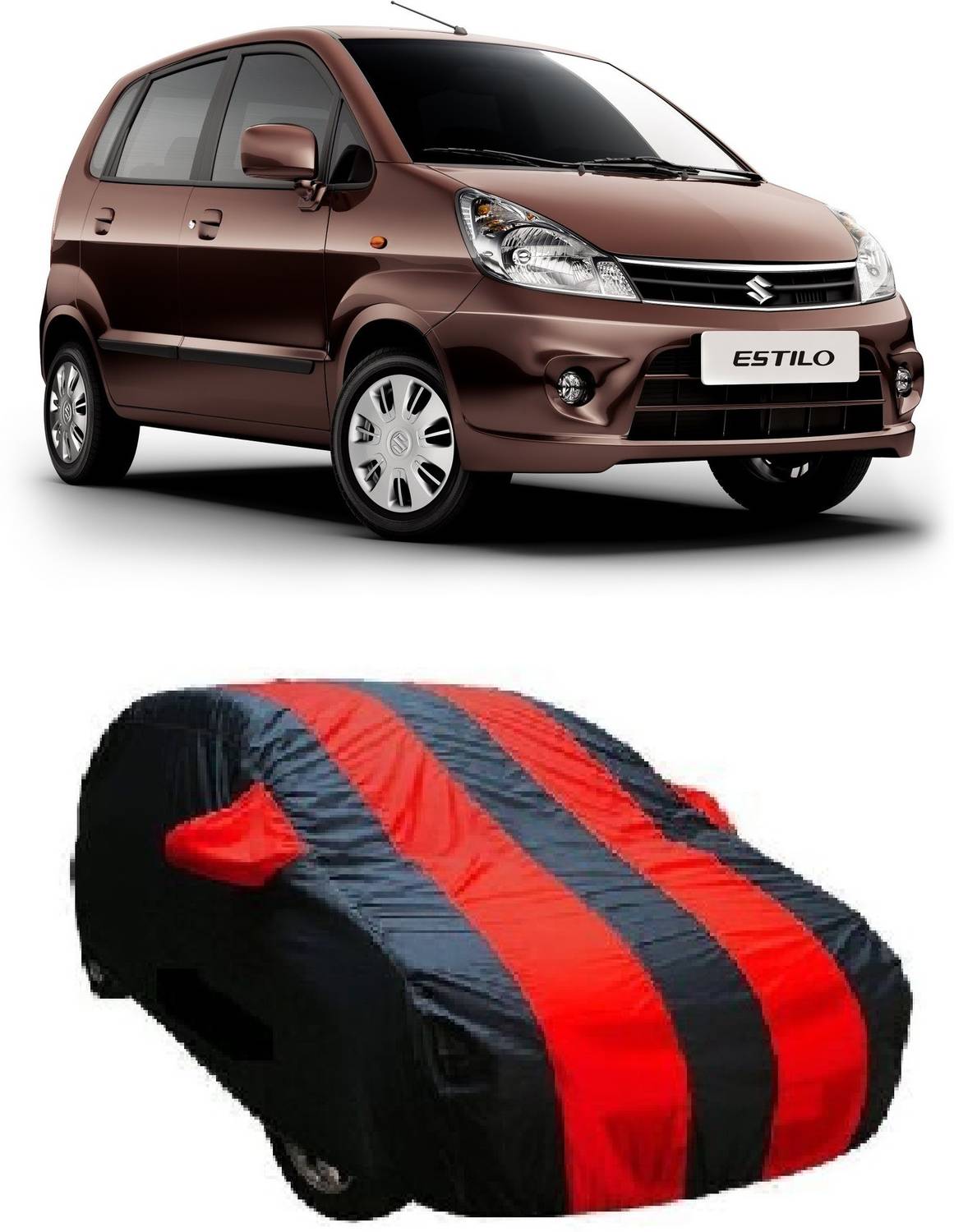 Accedre Car Cover For Maruti Suzuki Zen Estilo (With Mirror Pockets)