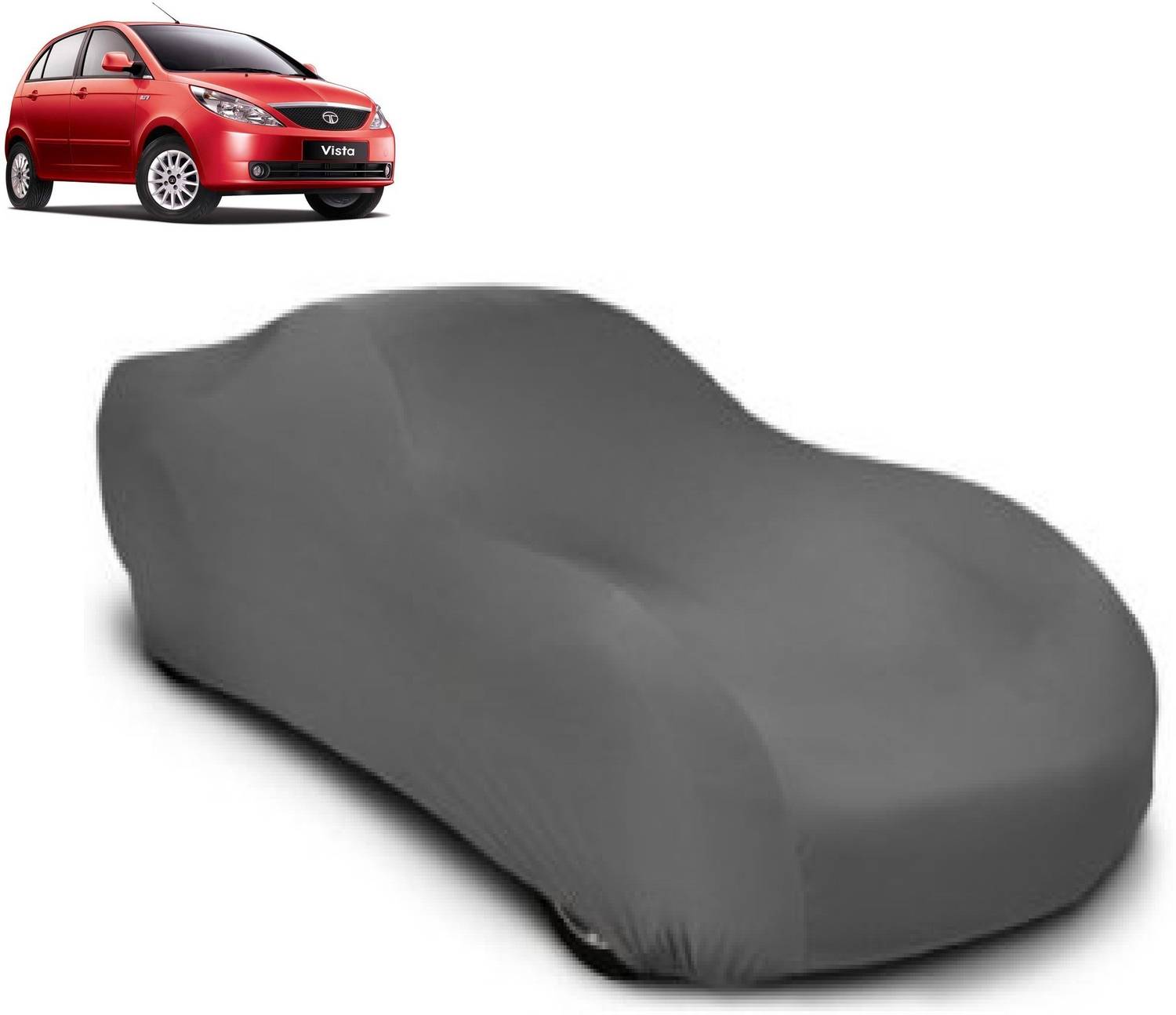 Aicc Car Cover For Tata Indica Vista (Without Mirror Pockets)