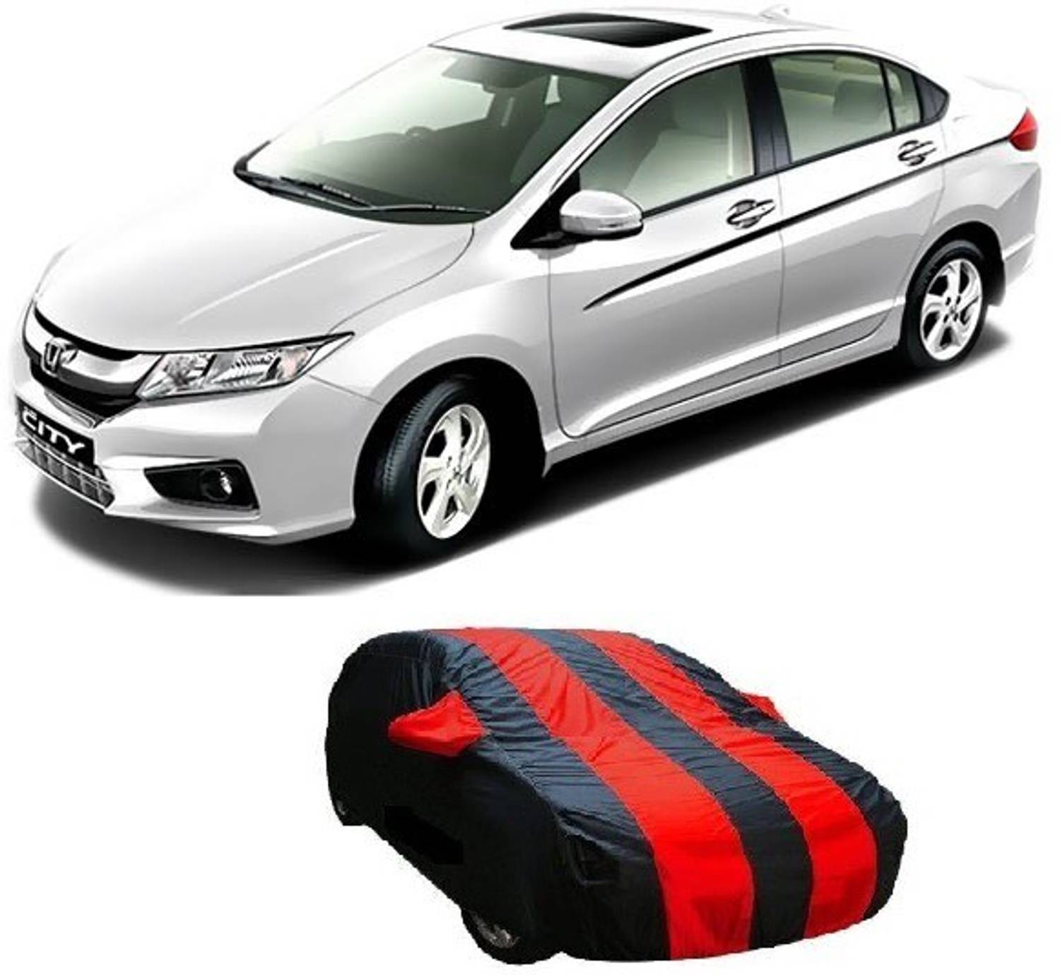 ACCESSOREEZ Car Cover For Honda City (With Mirror Pockets)