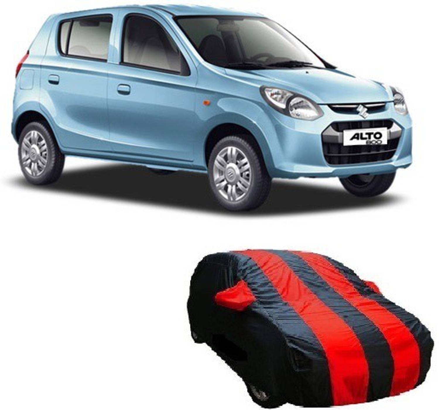 Accedre Car Cover For Maruti Suzuki Alto 800 (With Mirror Pockets)
