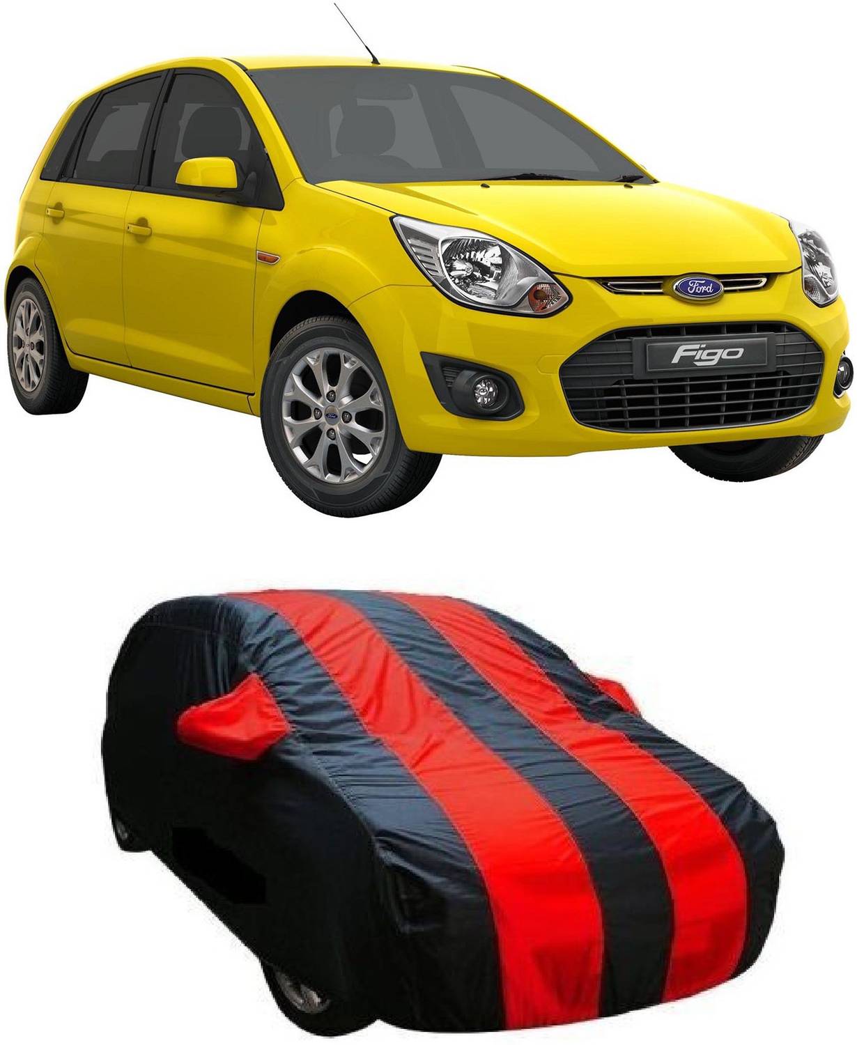 ACCESSOREEZ Car Cover For Ford Figo (With Mirror Pockets)