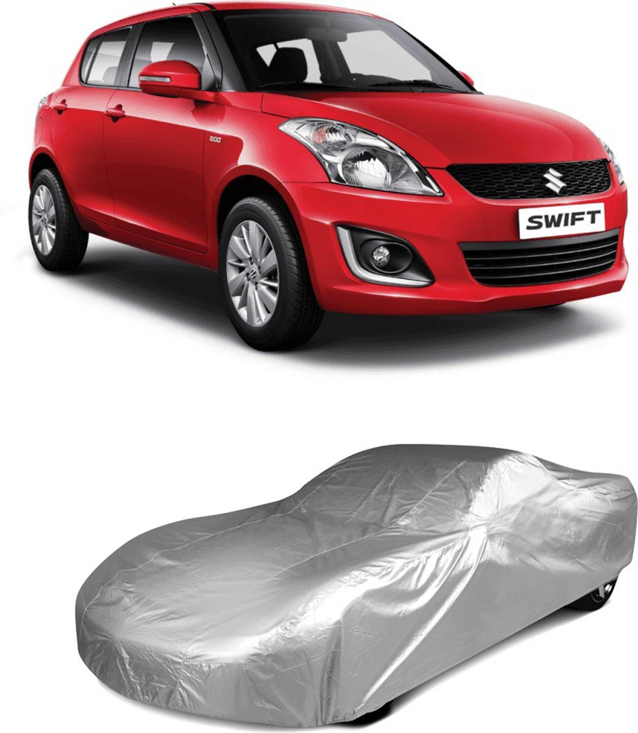 Aicc Car Cover For Maruti Suzuki Swift (Without Mirror Pockets)