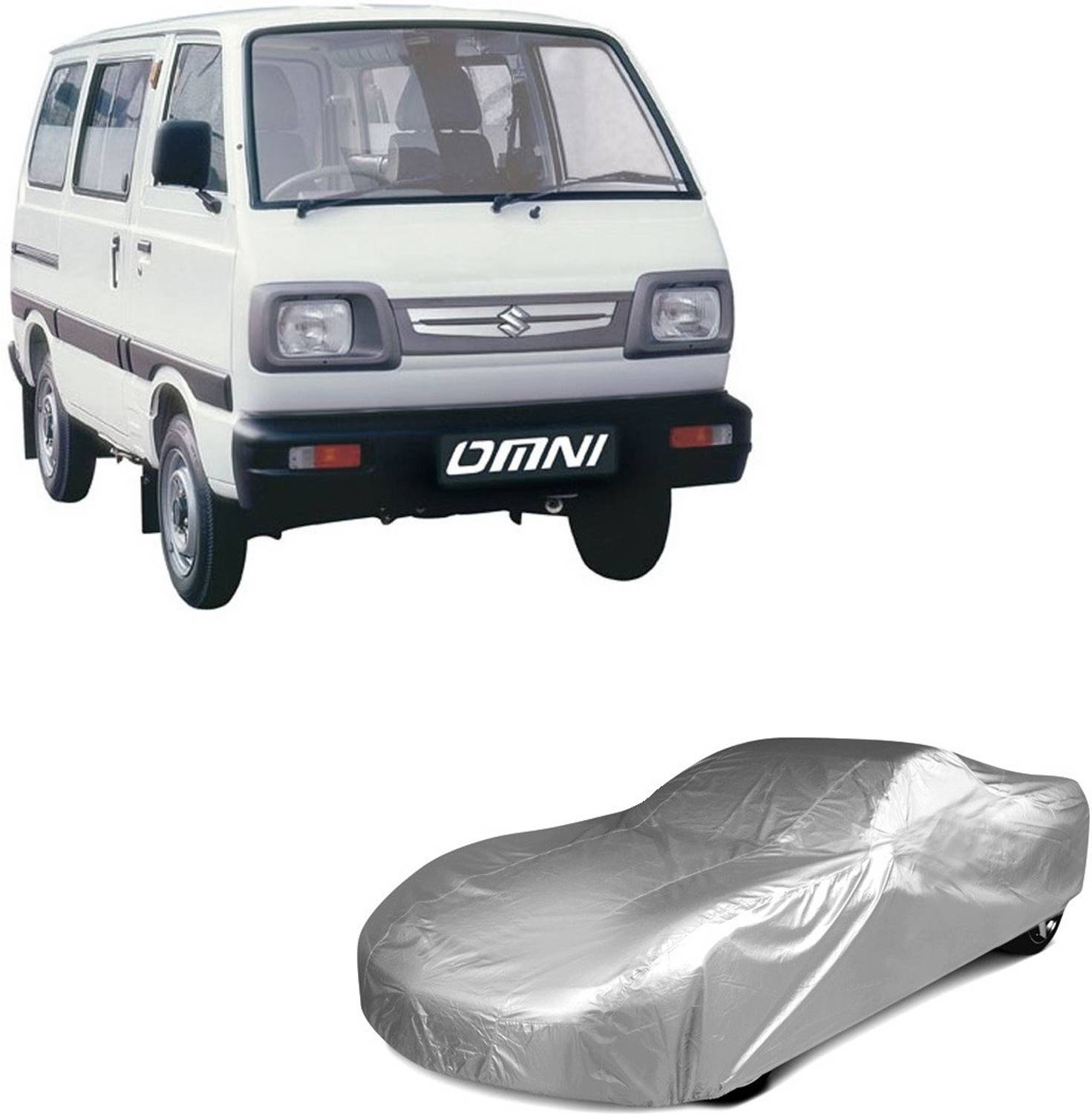 Accedre Car Cover For Maruti Suzuki Omni (Without Mirror Pockets)
