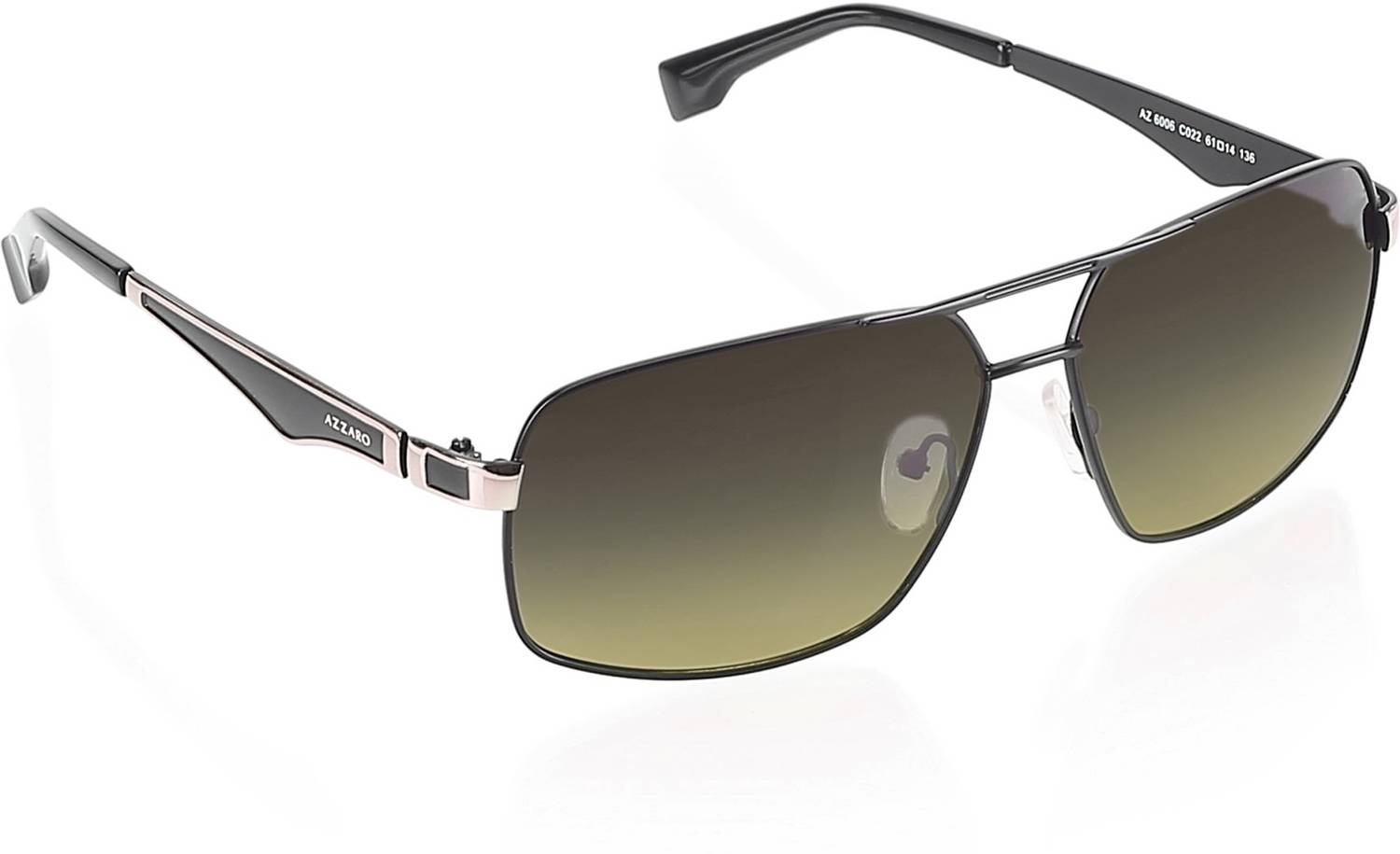 Azzaro Retro Square Sunglasses