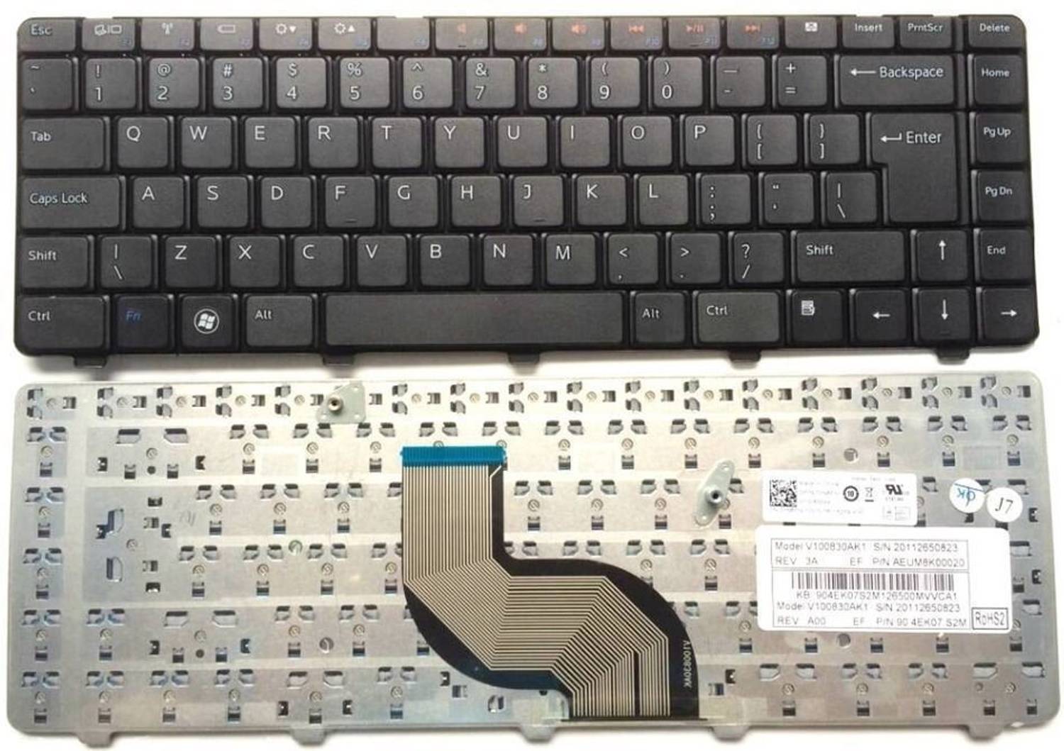 Clavier AZERTY Neuf Pour Dell Inspiron 14v, 14r, N4010, N4030, N5030, M5030 - Remplacement Direct
