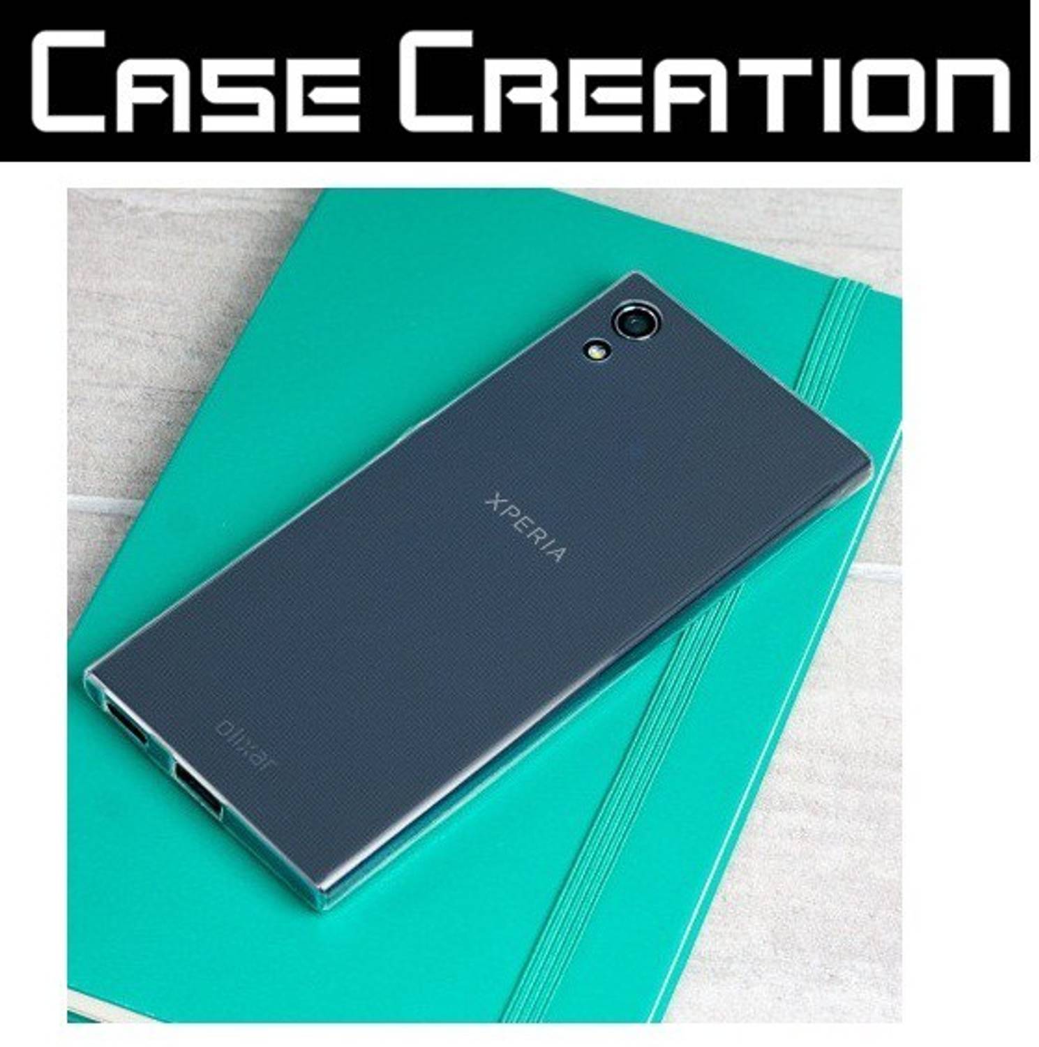 Sunrive Cover compatibile con Sony Xperia XZ1, Custodia Case in molle Trasparente silicone Morbida Flessibile Antigraffio protettiva back custodie(Q