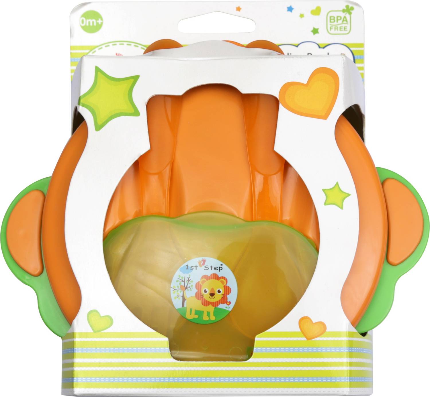 1st Step Feeding Bowl with Fork & Spoon  - Food Grade Plastic