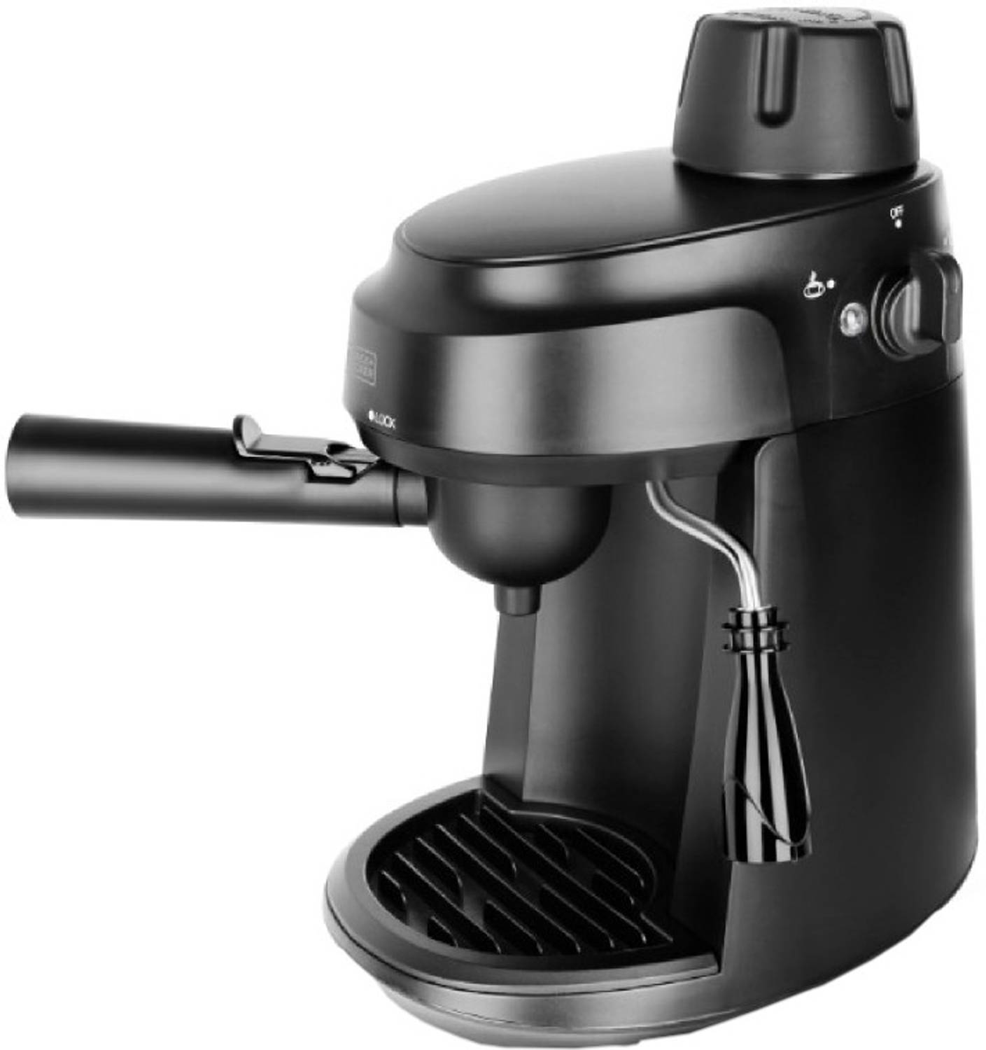 Black & Decker BXCM0401IN Espresso & Cappuccino Coffee Maker with Frothing  Function | Detachable Drip Tray for Easy Cleaning | 2-year Warranty 4 Cups  Coffee Maker Price in India - Buy Black