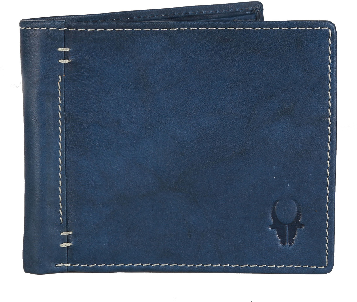 Image of WILDHORN Men Blue Genuine Leather Wallet