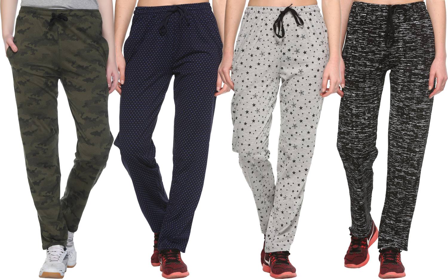 69GAL Printed Women Multicolor Track Pants